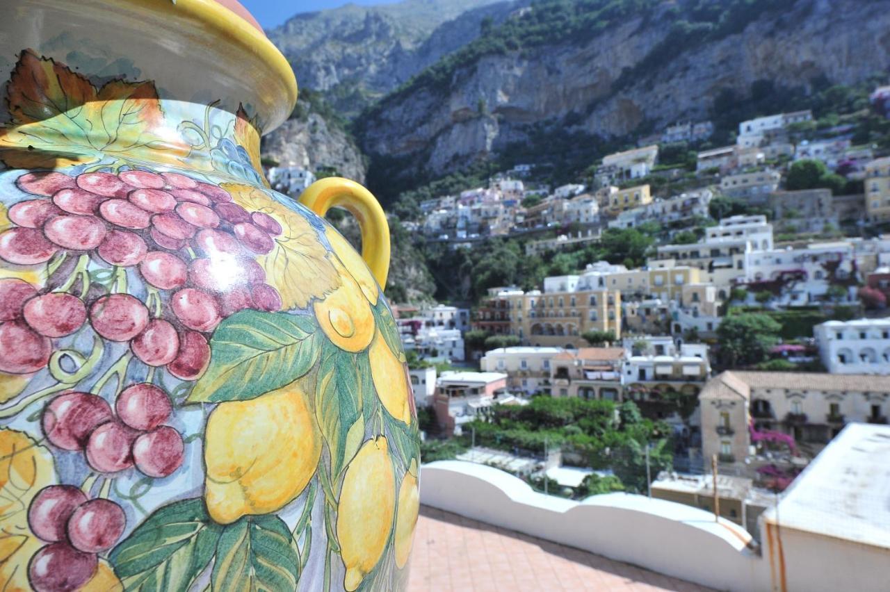 Casa Patty...Breath-Taking View! Lägenhet Positano Exteriör bild